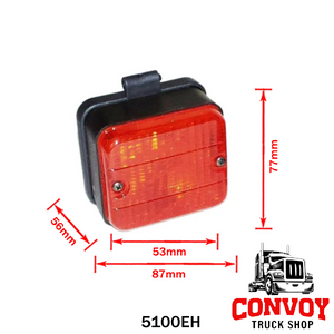 Universelle Rückfahr-Nebelleuchte mit Halterung, 12/24V