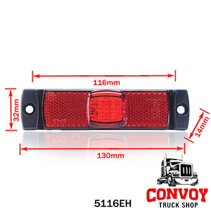Feu de position LED central avec support latéral
