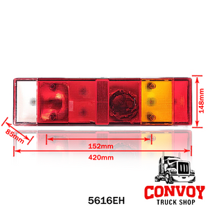 Piloto trasero universal de 7 funciones - Izquierdo