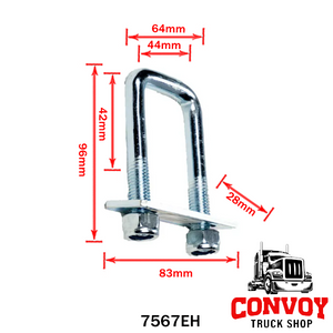 Zápustné oko do rámového profilu 90 mm