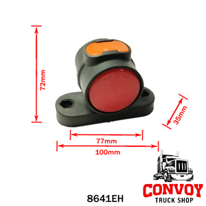 LED-Omega-Gumilampe mit 3 Funktionen und Milchglasoptik