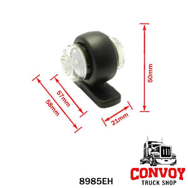 Mini LED označevalna gumijasta luč omega oblike