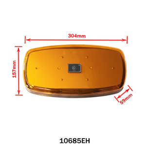 Gyrophare LED jaune rechargeable à base magnétique