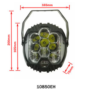 LED delovna luč s kombiniranim snopom in nastavljivim nosilcem, 75W, 12/24V
