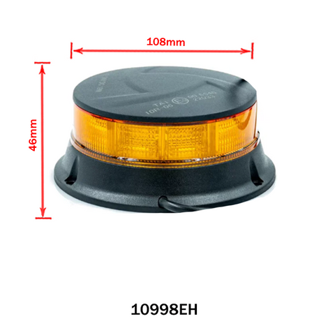 Luce lampeggiante gialla BLACK EDITION