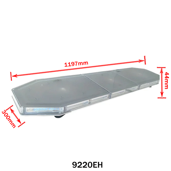 Проблясващ LED светлинен бар с жълта светлина и контролер – 162W или 180W