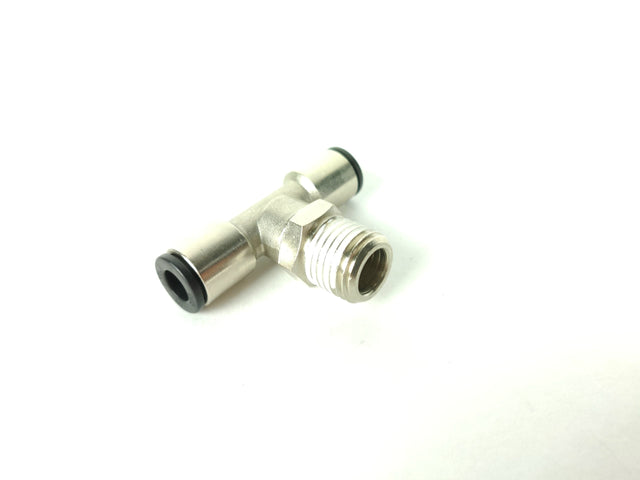 Conector em T para Tubos 2x6 mm e 1x1/4” Rosqueado – Compatível com 7244+