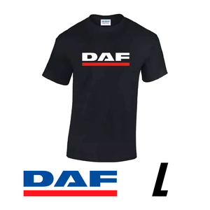 T-shirt DAF 100% Algodão – Preto