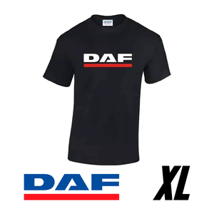 T-shirt DAF 100% Algodão – Preto