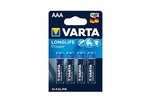 Piles AAA VARTA Longlife Power – Lot de 4