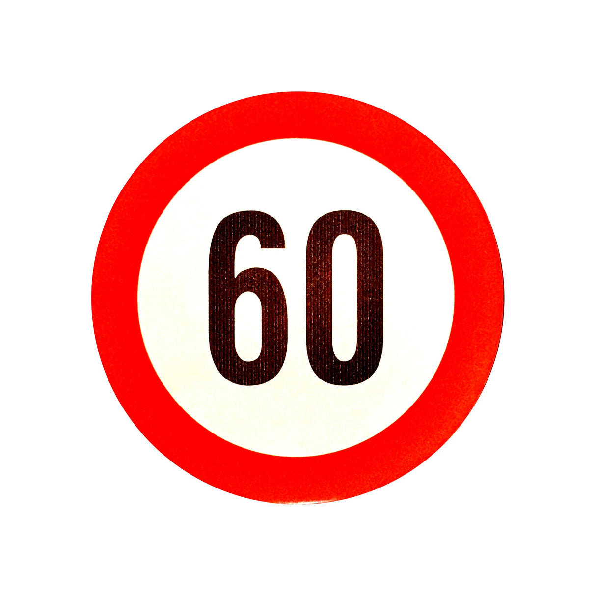 Autocolante Refletor de Limite de Velocidade – 19 cm