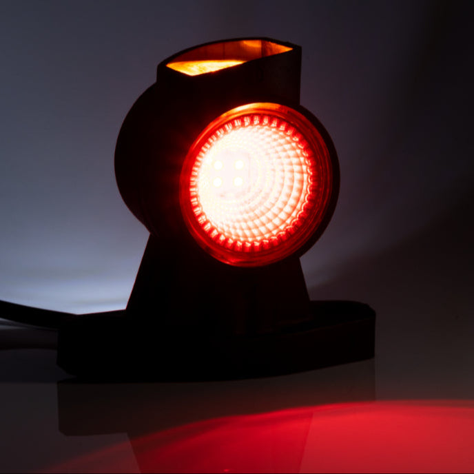 Πλαϊνό φως θέσης LED Omega με μικροπρίσμα, 3 λειτουργιών