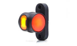 LED-Omega-Gumilampe mit 3 Funktionen und Milchglasoptik