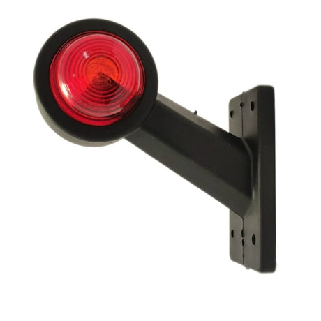 Gumová obrysová lampa s rovným ramenom, žiarovková