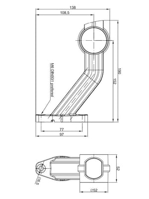 Lampada LED Segnalatore di Larghezza ad Angolo con 3 Funzioni e Microprismi