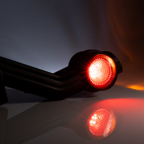 LED-Gumilampe mit Winkelarm, 3 Funktionen, mikroprismatisch