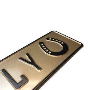 Targa Nome Personalizzata in Alluminio