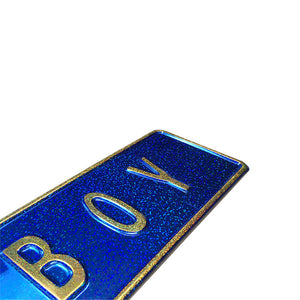 Targa Nome Personalizzata in Alluminio