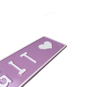 Targa Nome Personalizzata in Alluminio