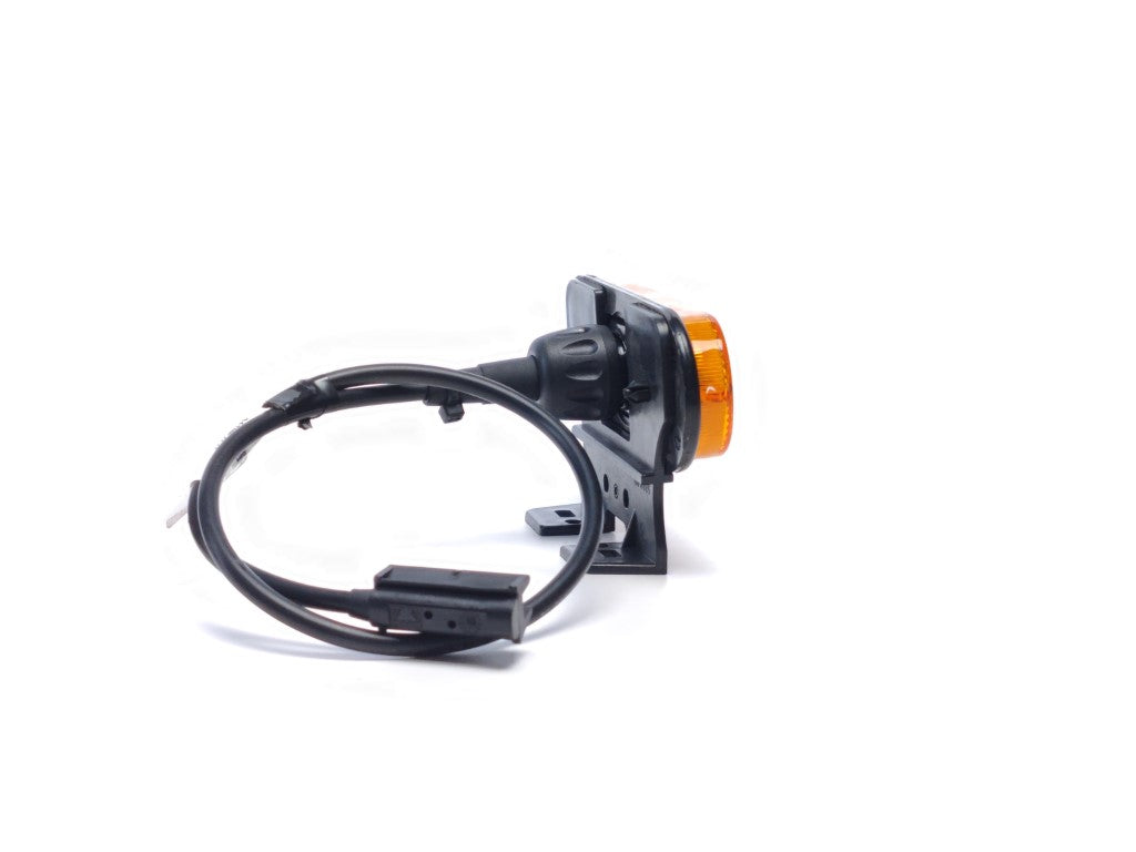 LED poziční světlo Unipoint žluté s držákem a 0,5m kabelem Aspöck