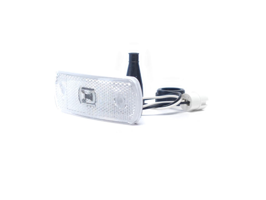 LED obrysové světlo, zaoblené, bílé