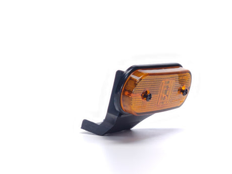 LED Λάμπα Θέσης Unipoint Κίτρινη με Βάση 45° Aspöck 24V