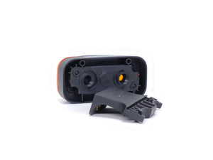 Boční poziční lampa s prizmatickým sklem Vignal – velká, žlutá