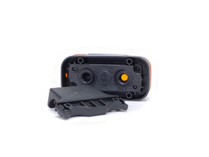 Boční poziční lampa s prizmatickým sklem Vignal – velká, žlutá