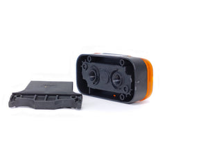 Boční poziční lampa s prizmatickým sklem Vignal – velká, žlutá