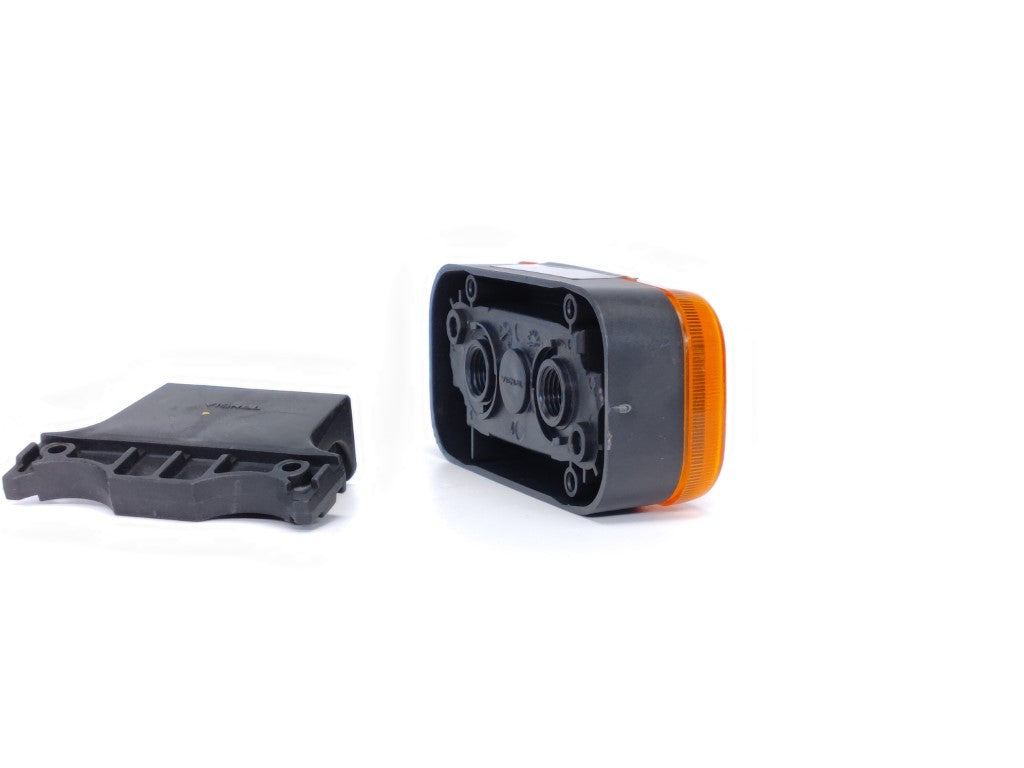 Boční poziční lampa s prizmatickým sklem Vignal – velká, žlutá