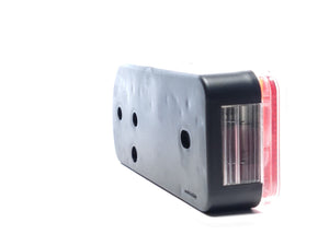 Luz trasera universal transparente con prisma y 5 funciones