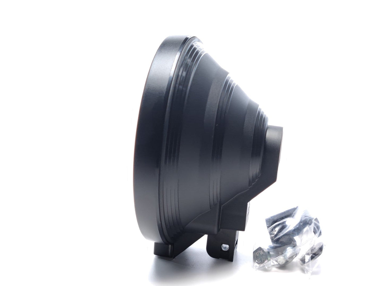 Кръгъл допълнителен фар с бяла леща и LED позиционен пръстен