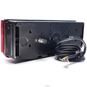 Feu arrière LED 7 fonctions avec triangle réfléchissant - Gauche - 12/24V