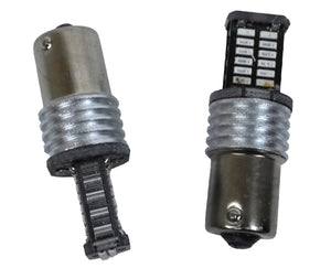 Coppia di lampadine SMD LED con attacco Ba15s