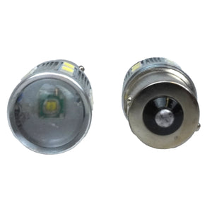 Coppia di lampadine SMD LED con attacco Ba15s