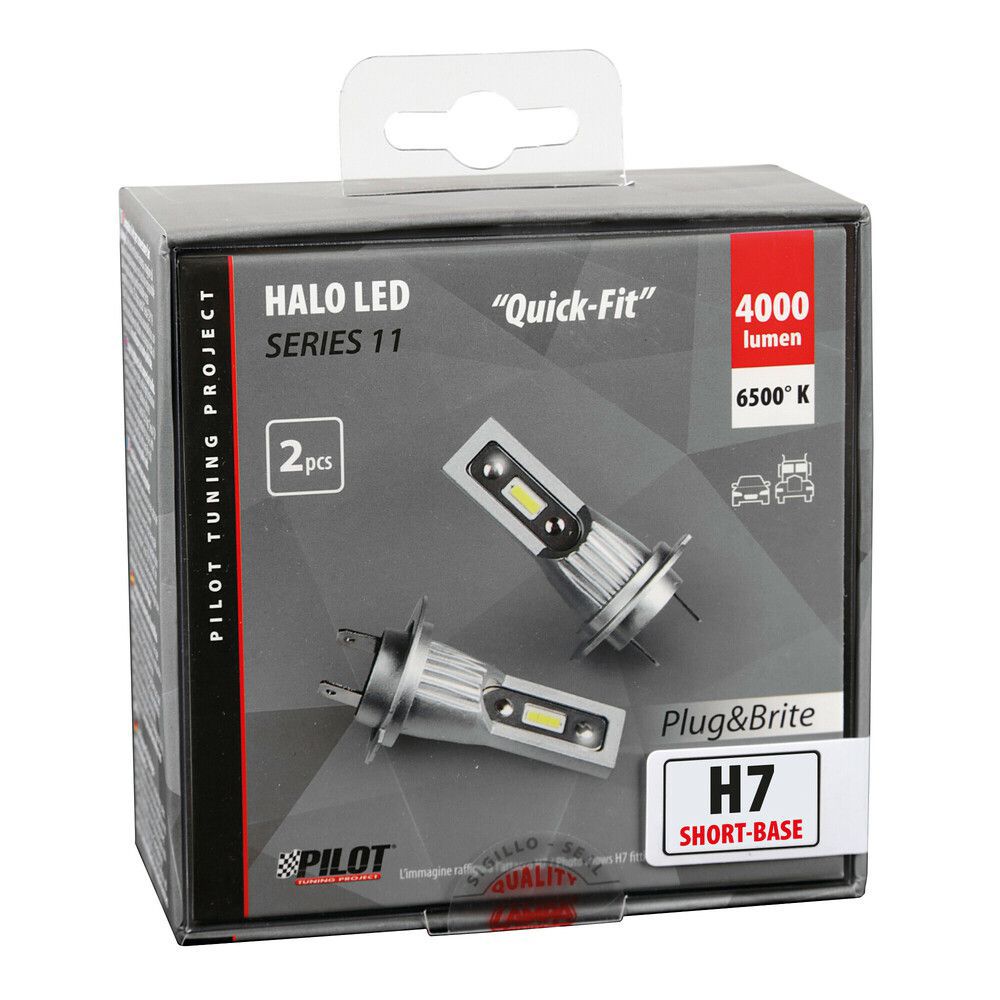 Par de Lâmpadas LED H7 15W PX26d para 12/24V