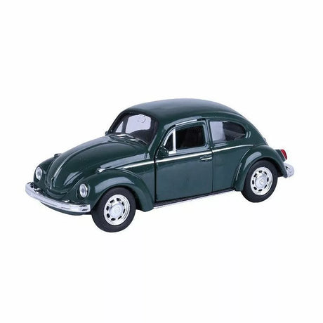 Mașinuță metalică Volkswagen Beetle 1:34 – model clasic și cabrio