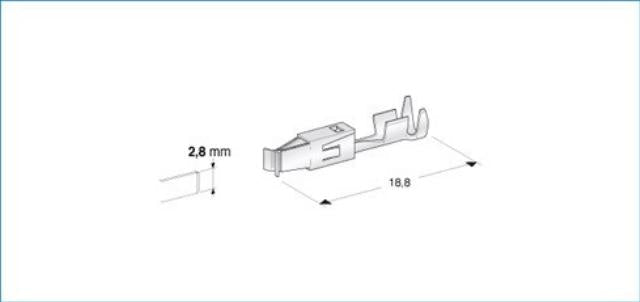 Cable Terminal for Lamp Connector