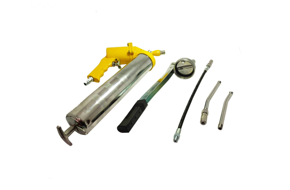 Bomba de engrase neumática y manual