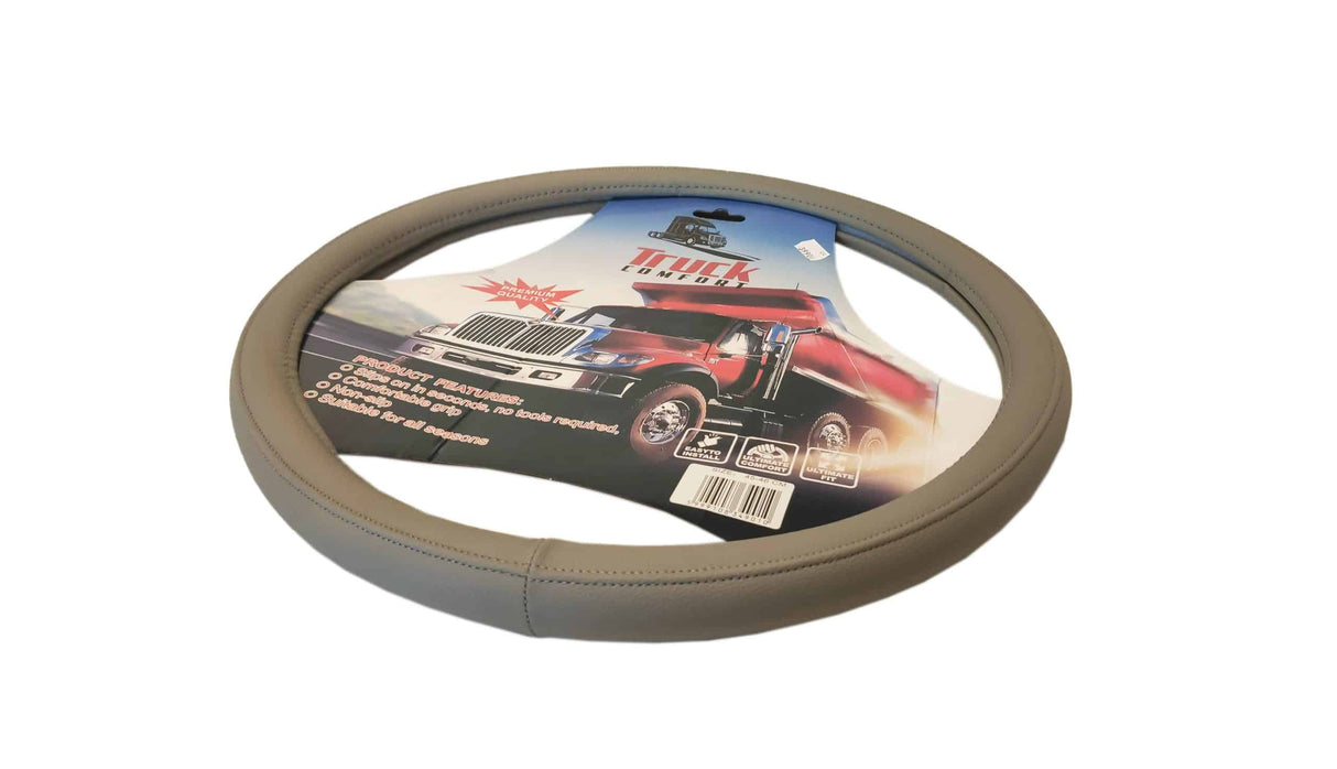 Housse de volant aspect cuir pour poids lourds