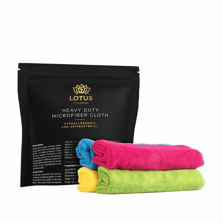 LOTUS set mikrofiber krpa za čišćenje – 4 komada, 40x40 cm