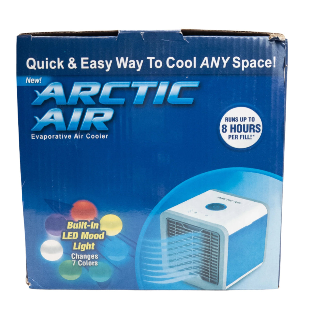 Mini climatiseur portable avec éclairage LED d’ambiance