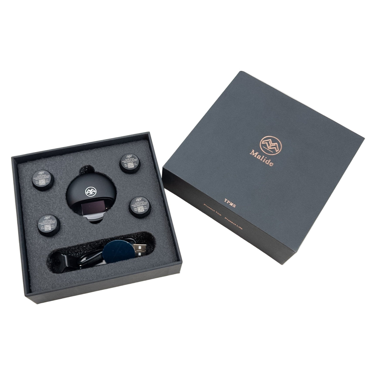 Sensore di Pressione Pneumatici con Display Digitale Malide