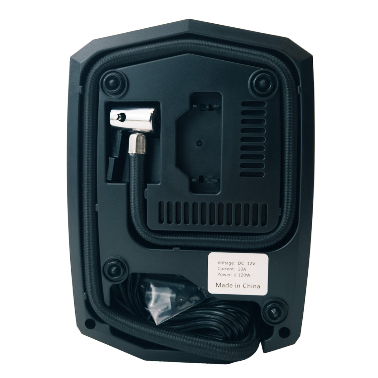 Compressor de Ar Automotivo Multifuncional 12V com Display Digital e LED