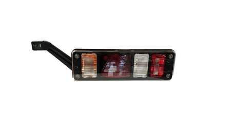 Fanale posteriore LED 7 funzioni con prisma triangolare per rimorchi Krone