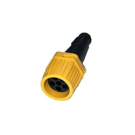 6-Pin Yellow Lamp Connector