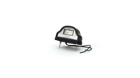 Luce Targa LED Nera Bombata 12-24V