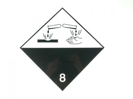 ADR Numbered Hazard Label Sticker