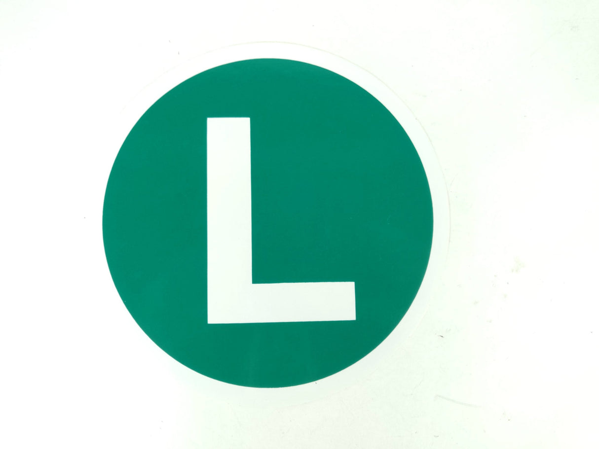 L-Aufkleber für leise Fahrzeuge – 13 cm & 22 cm