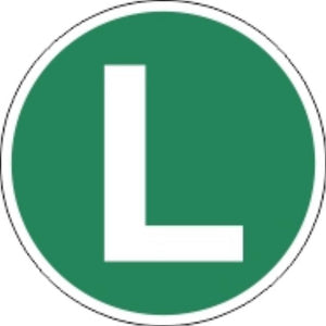 L-Aufkleber für leise Fahrzeuge – 13 cm & 22 cm